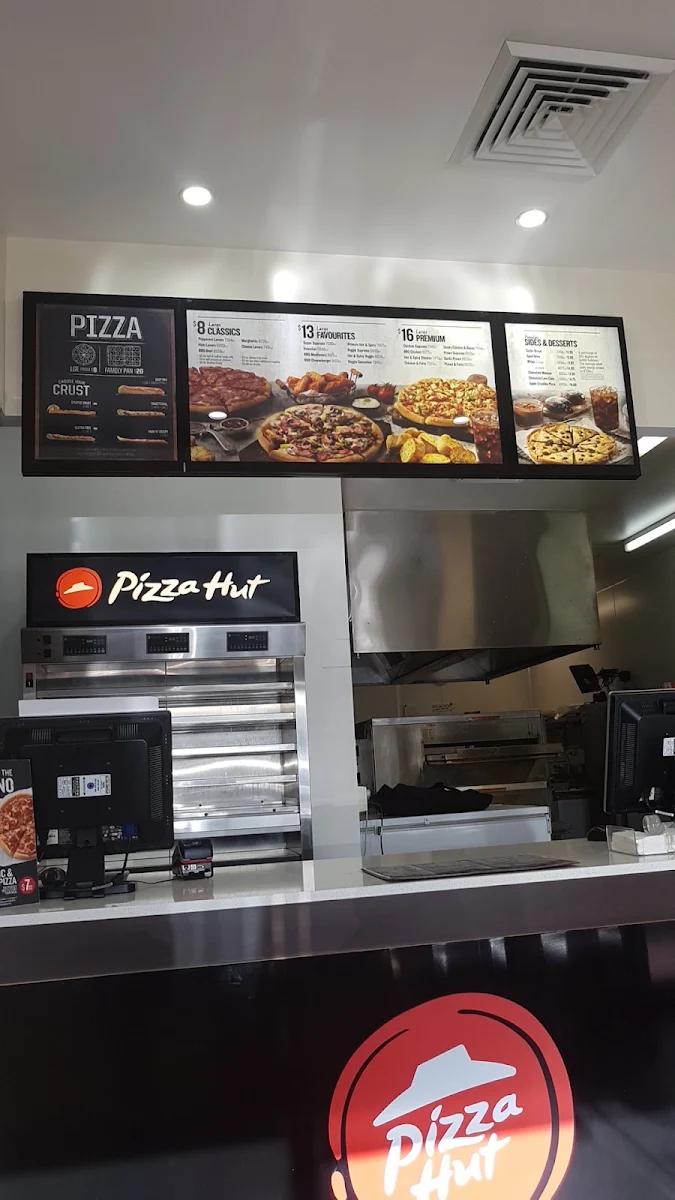 Menu, Pizza Hut