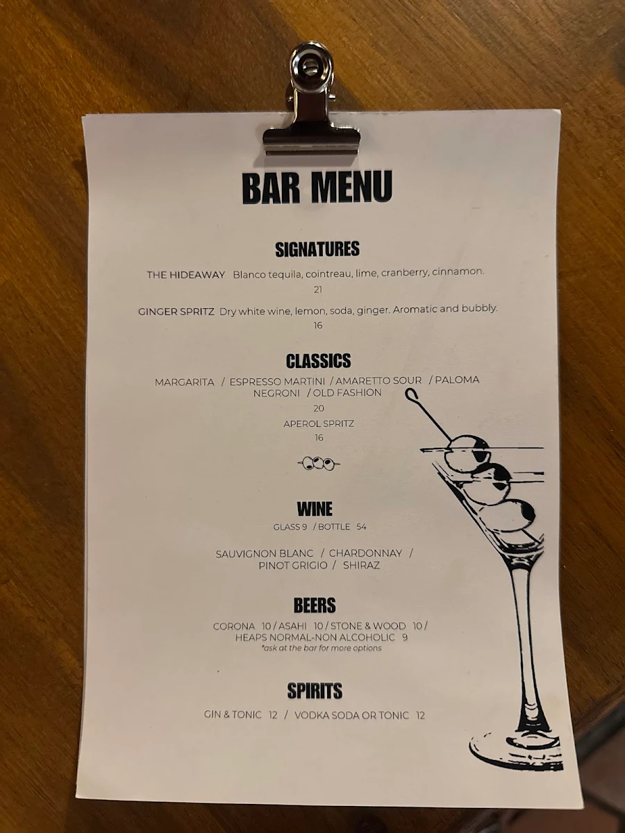 Menu, Shakshuka bar