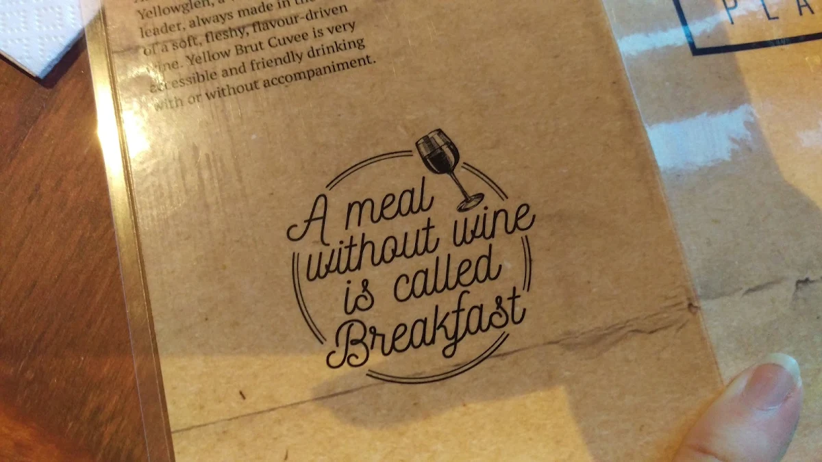 Menu, First & Last Hotel
