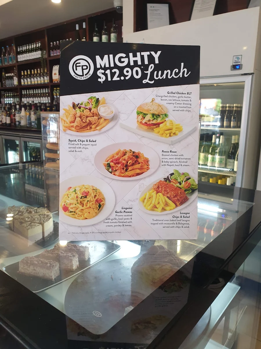 Menu, Fasta Pasta
