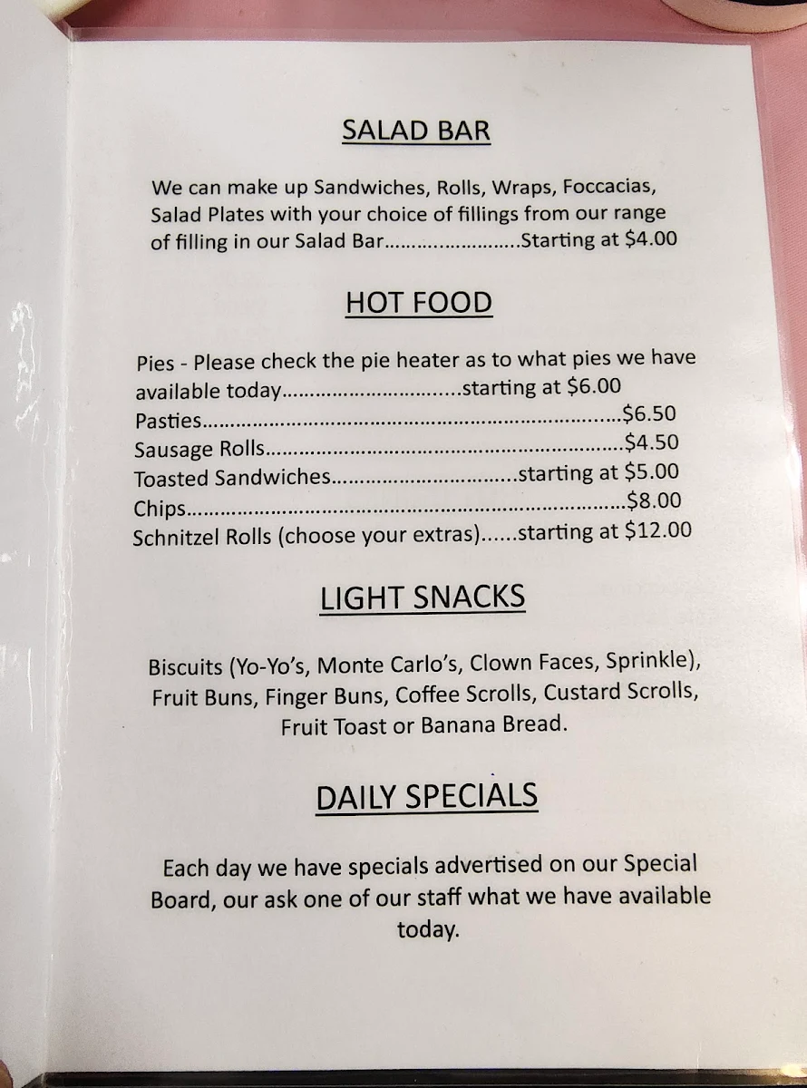 Menu photo 1