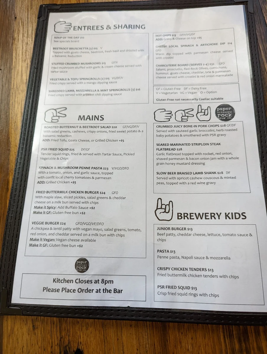 Menu, Spirit of Punjab