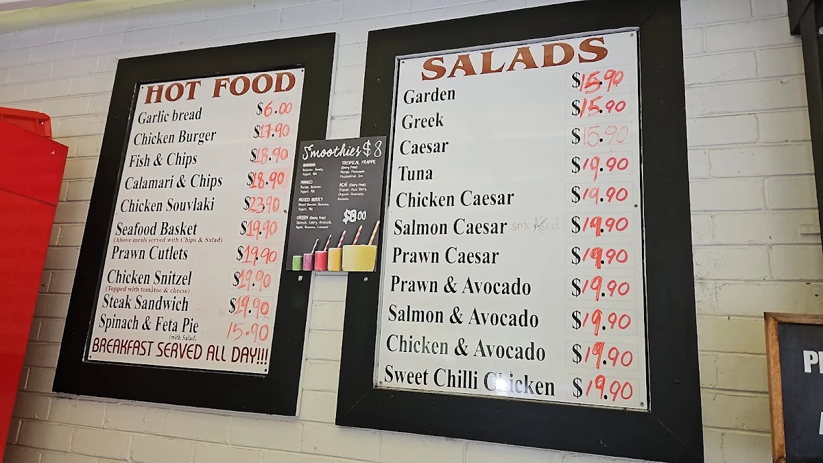 Menu, Coffee in the Park