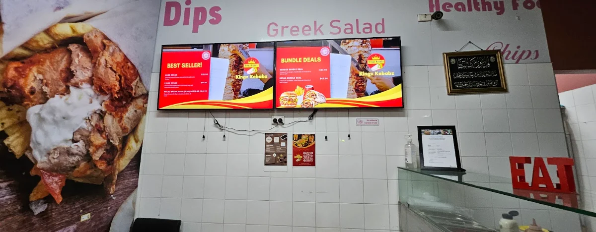 Menu, Kingz Kebabz