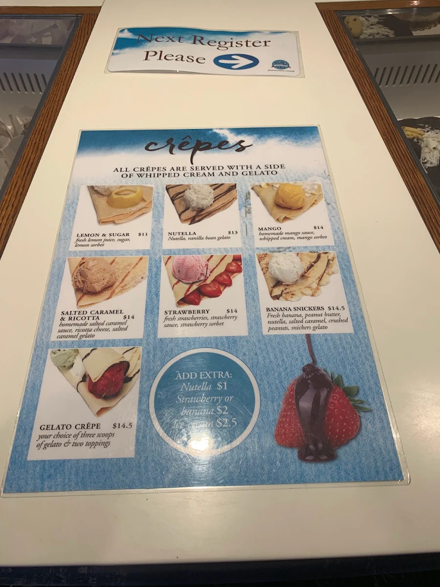 Menu, Via del Corso