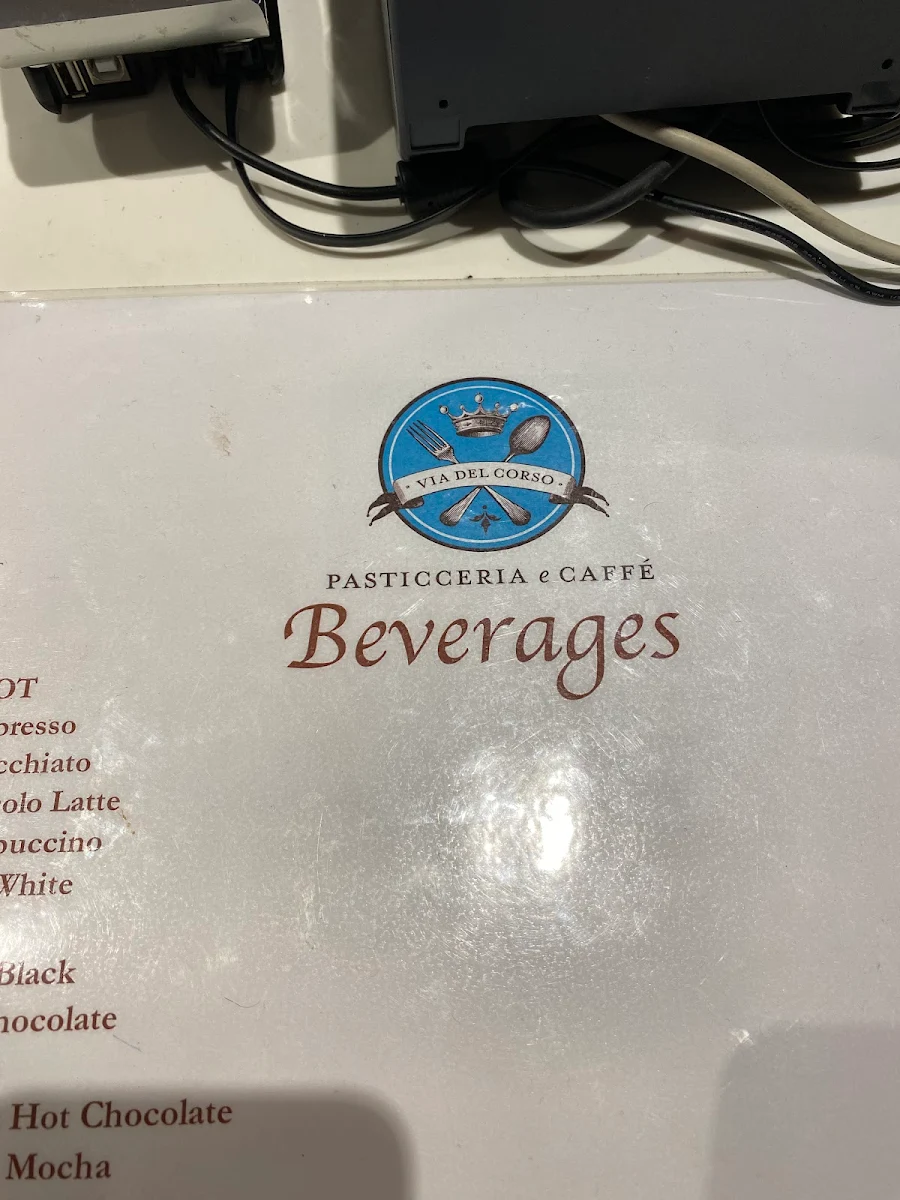 Menu, Via del Corso
