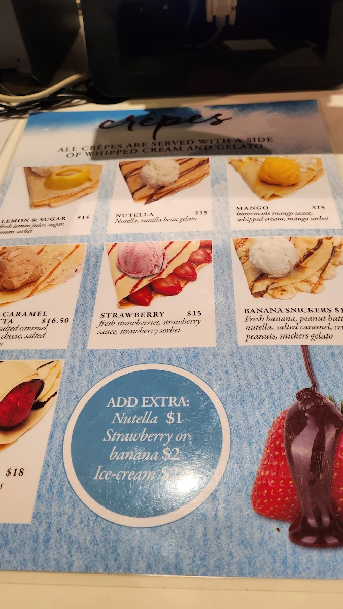 Menu, Via del Corso