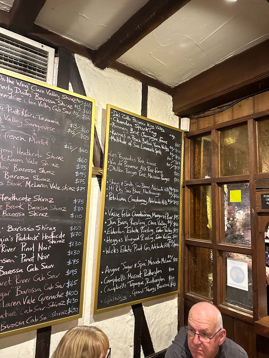Menu, The Sherlock Holmes