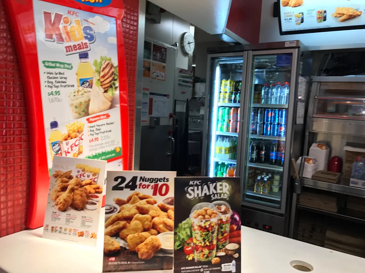 Menu, KFC Top Ryde Food Court