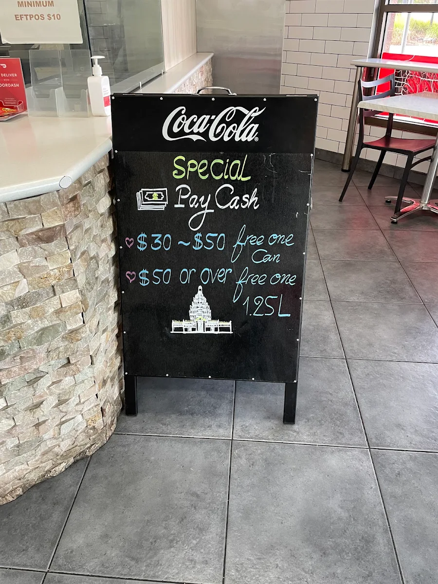 Menu, Crispy'z Fish and Chips