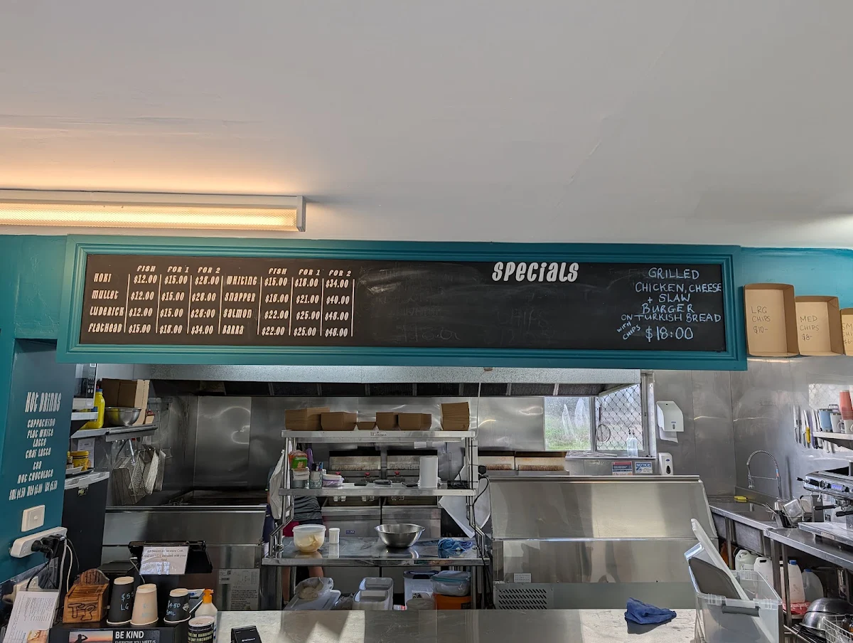 Menu, Stone's Oysters & Seafood Harrington