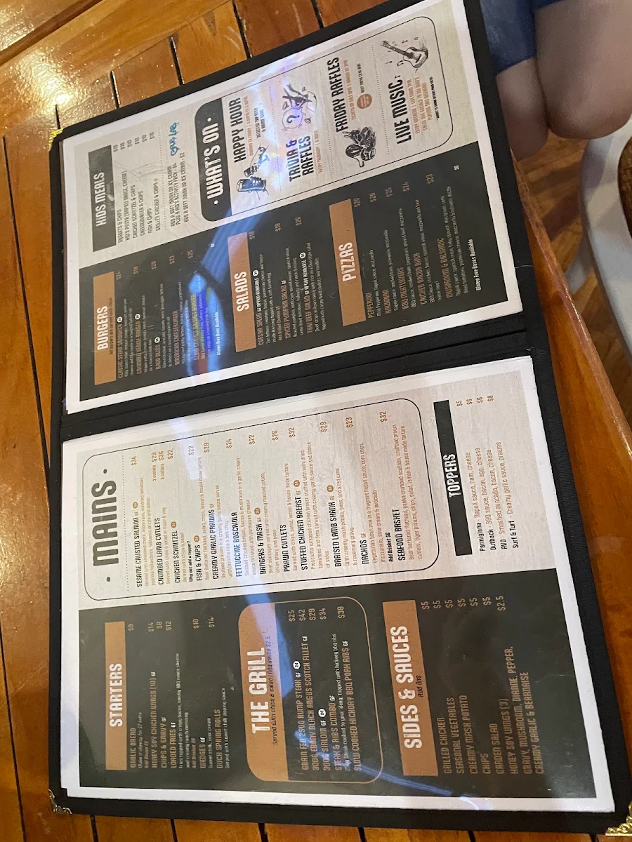 Menu, Bago Tavern