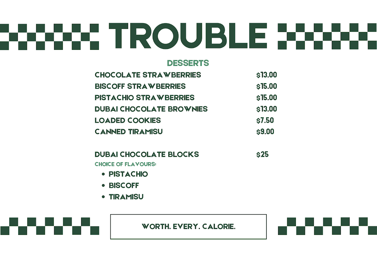 Menu, Bad Neighbour