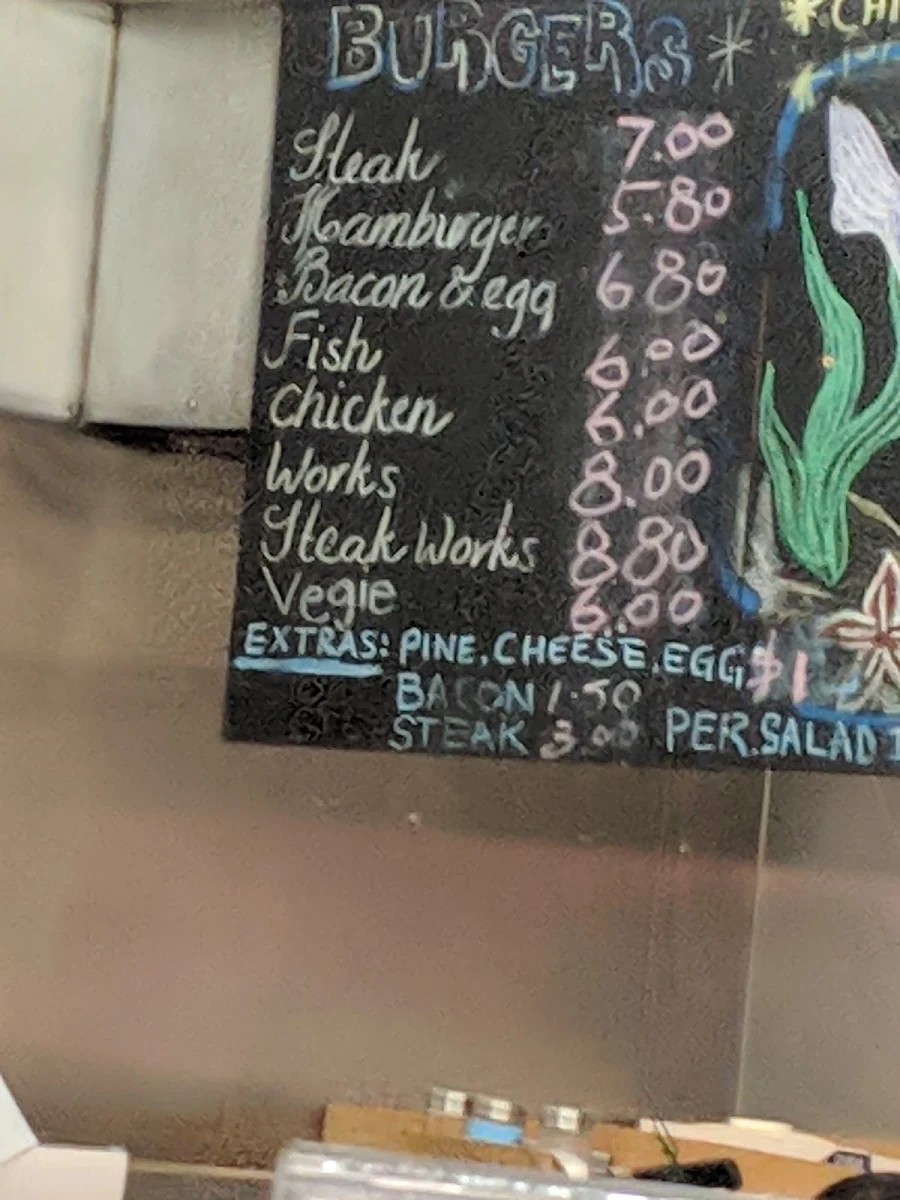 Menu, Caboolture Seafood Market (FISH & CHIPS SHOP)