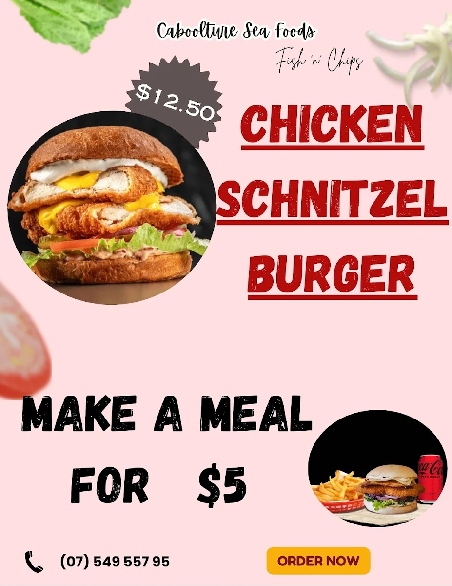 Menu, Caboolture Seafood Market (FISH & CHIPS SHOP)