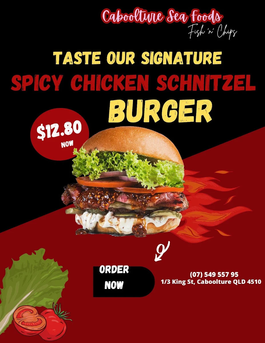 Menu, Caboolture Seafood Market (FISH & CHIPS SHOP)