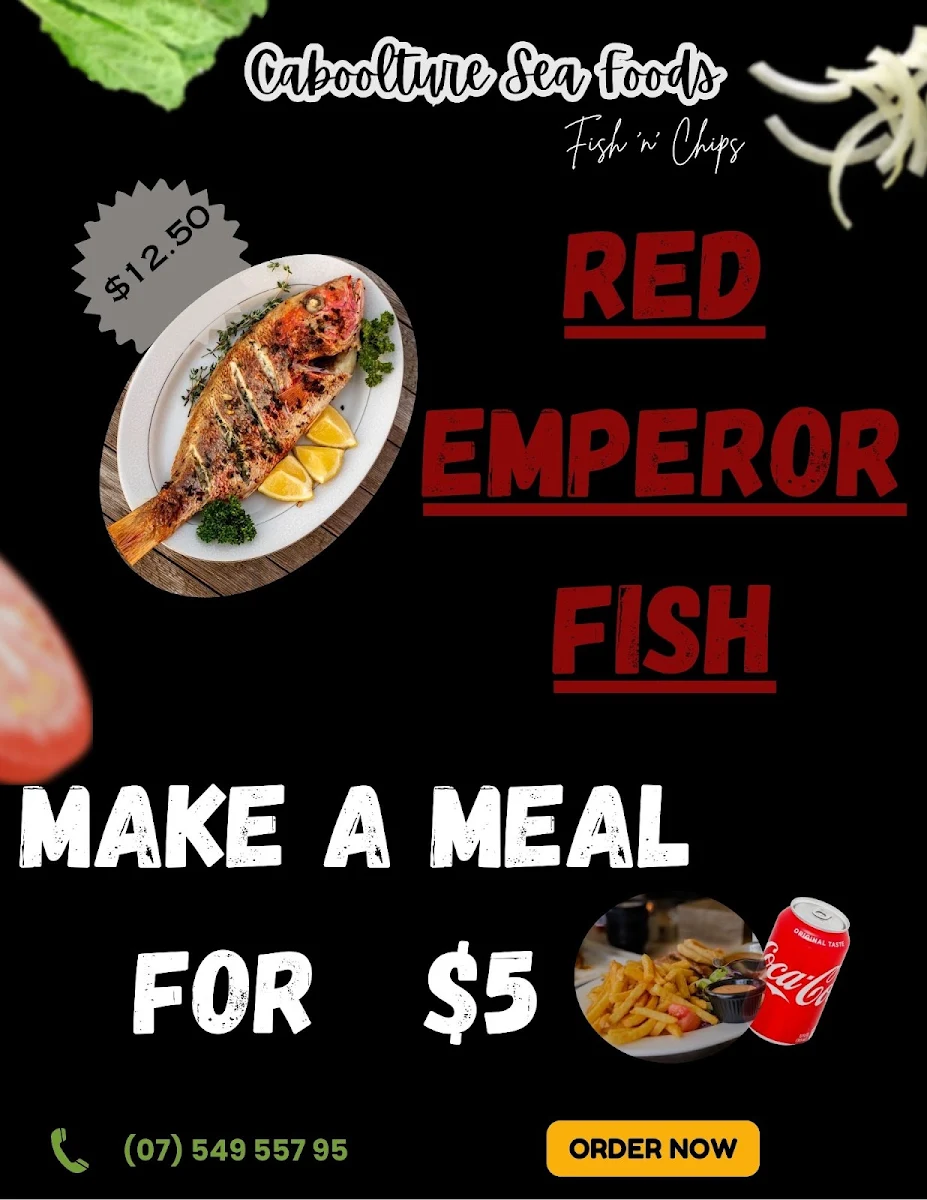 Menu, Caboolture Seafood Market (FISH & CHIPS SHOP)