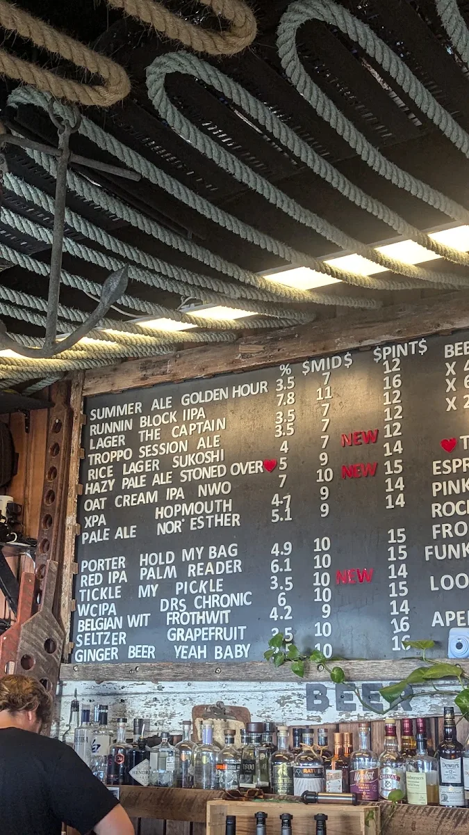 Menu, Froth Craft Beach