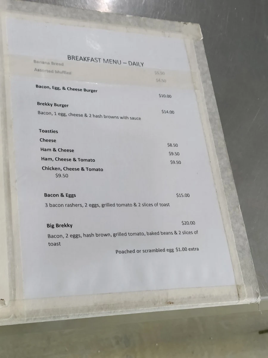 Menu, Mariners Cove Fish & Chips
