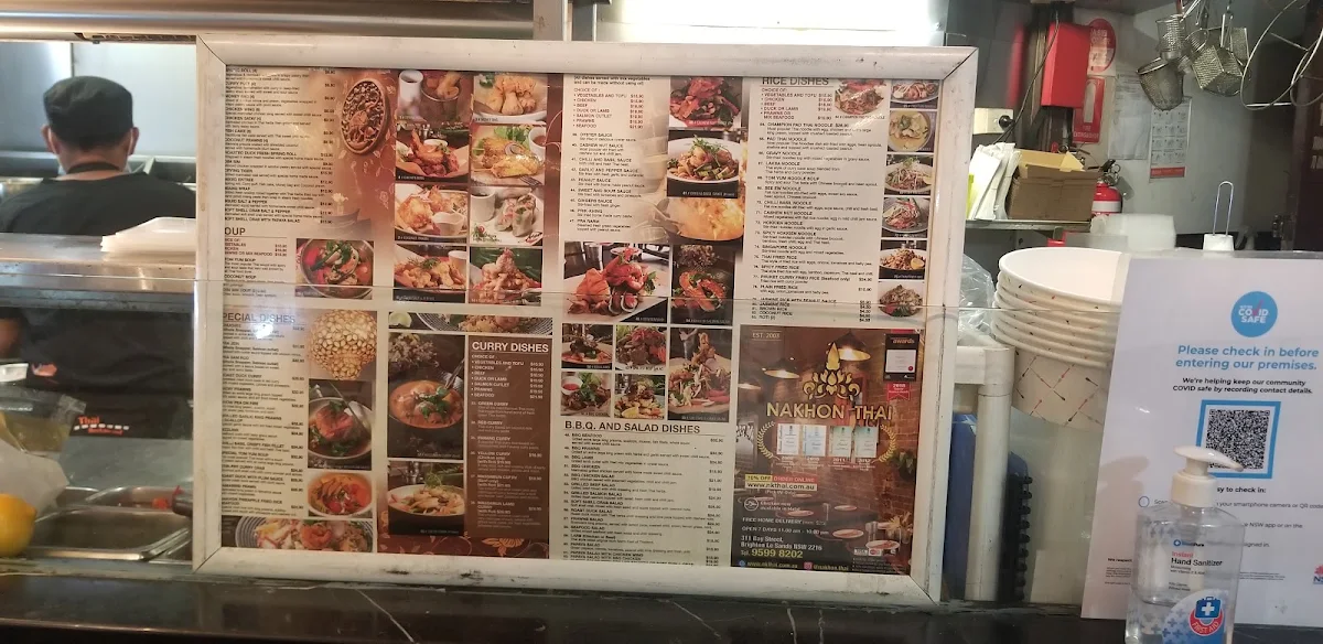Menu, Nakhon Thai