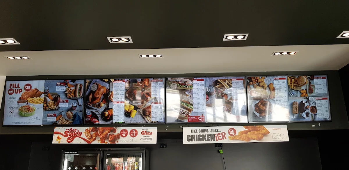 Menu, Red Rooster Charnwood