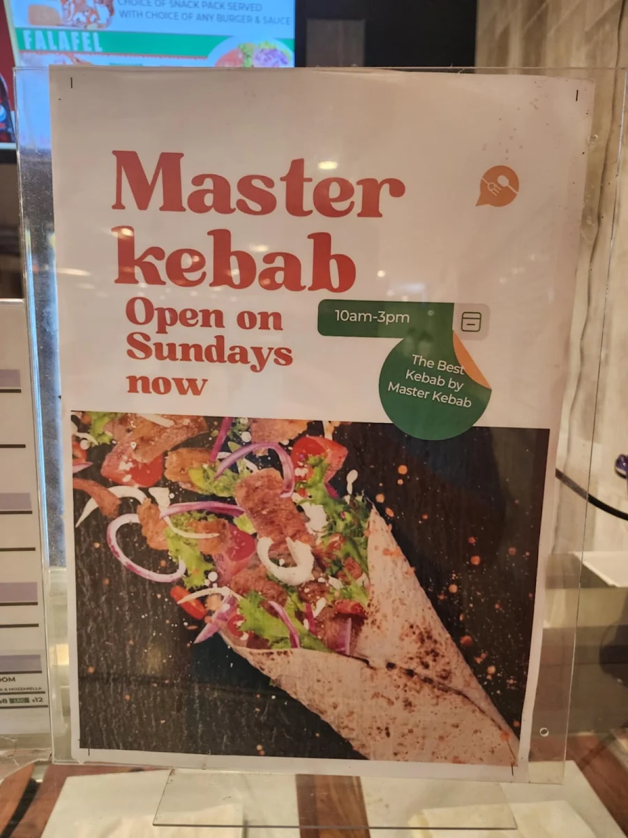Menu, Master Kebab