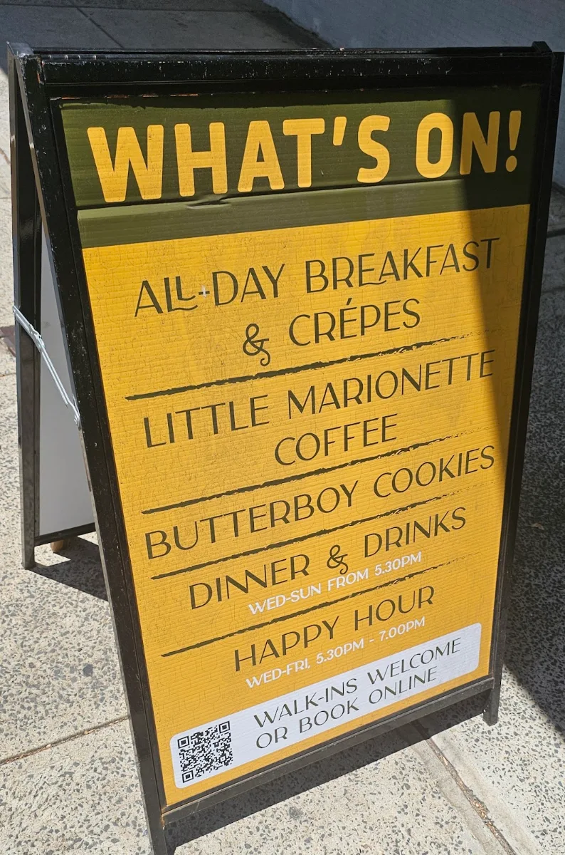 Menu, The Bungalow Petersham