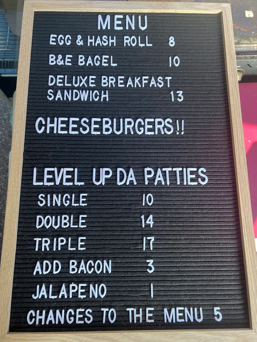 Menu, Mod Eisley Cantina