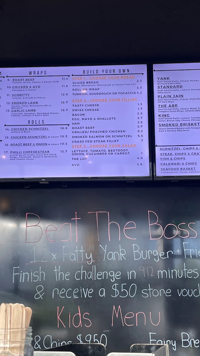 Menu, Grind & Grill