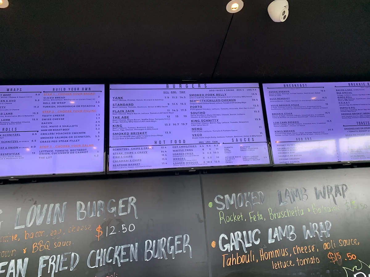 Menu, Grind & Grill