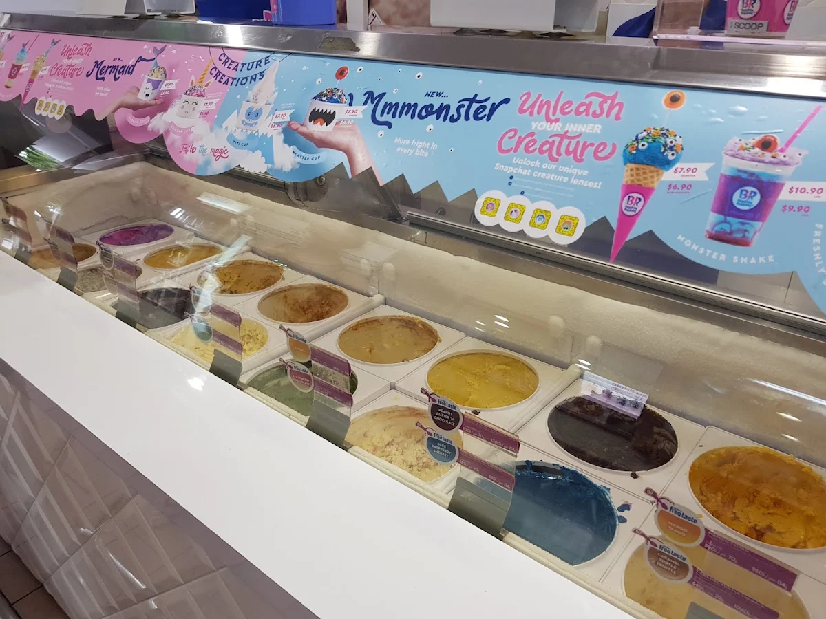 Menu, Baskin-Robbins