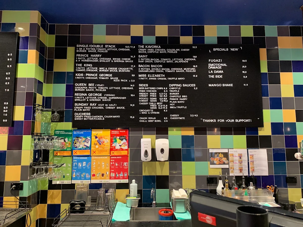 Menu, Royal Stacks Collins St.