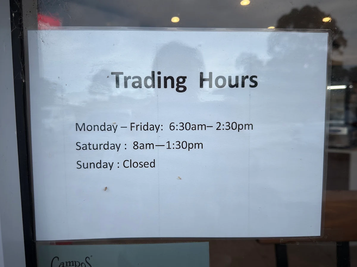 Menu, Cafe - Rouse Hill Business Park