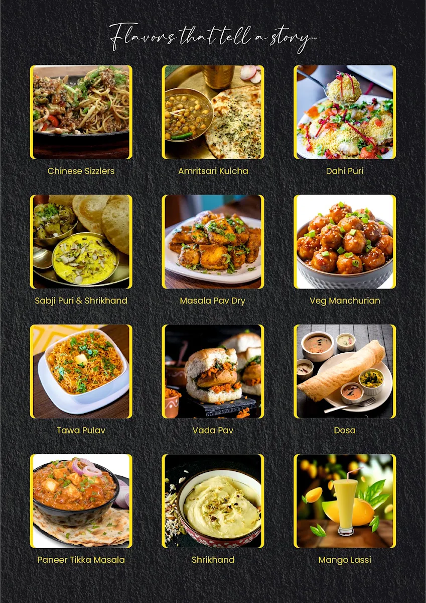 Menu, Honest Indian Restaurant
