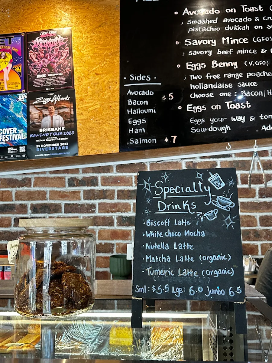 Menu, Mean Beanz Espresso