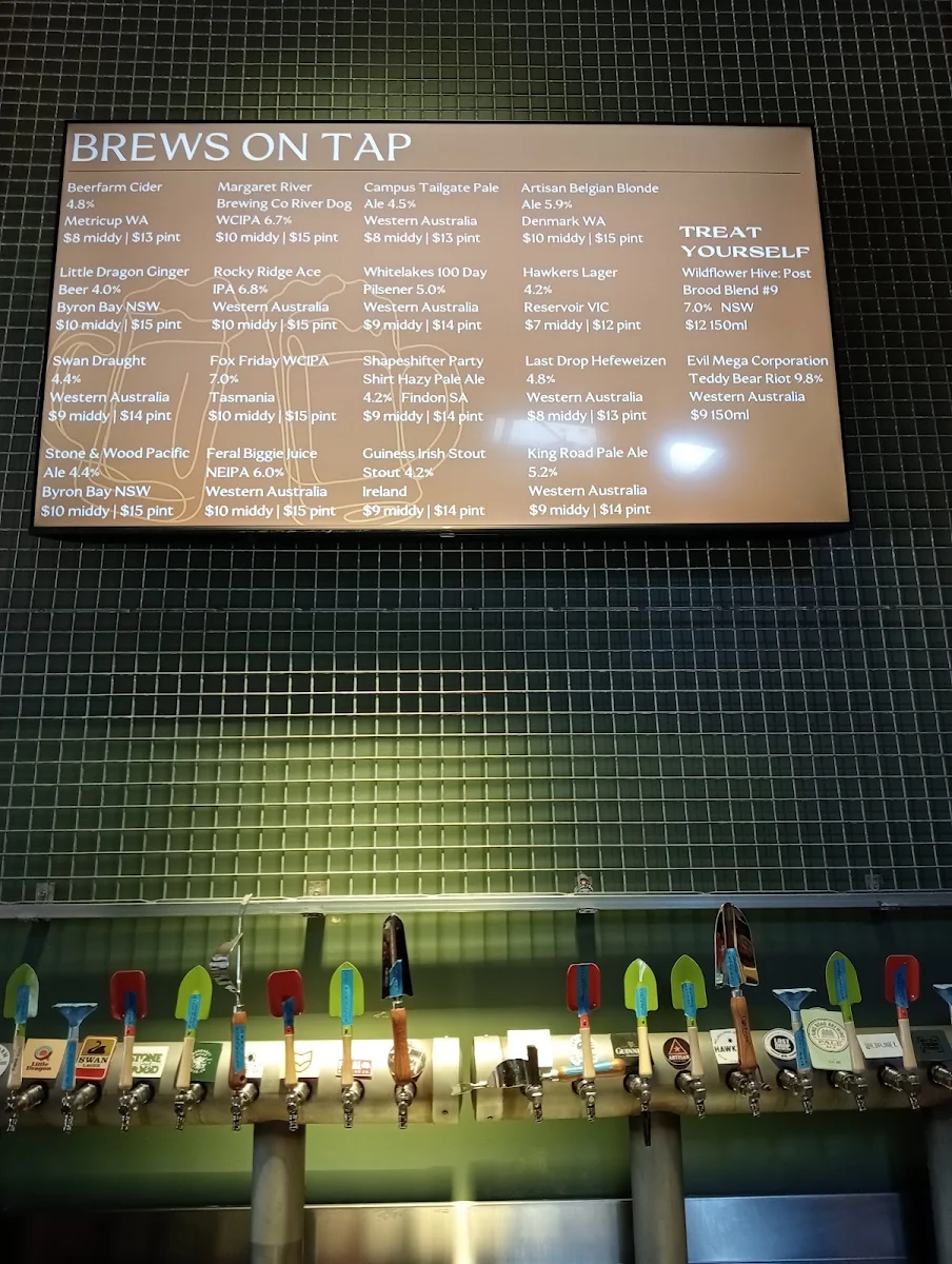 Menu, Somewhere in the Park
