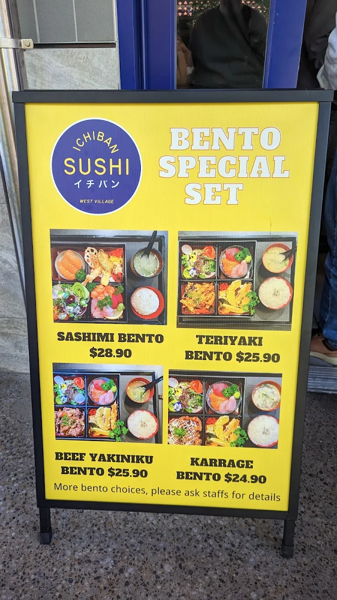 Menu, Ichiban Sushi West Village