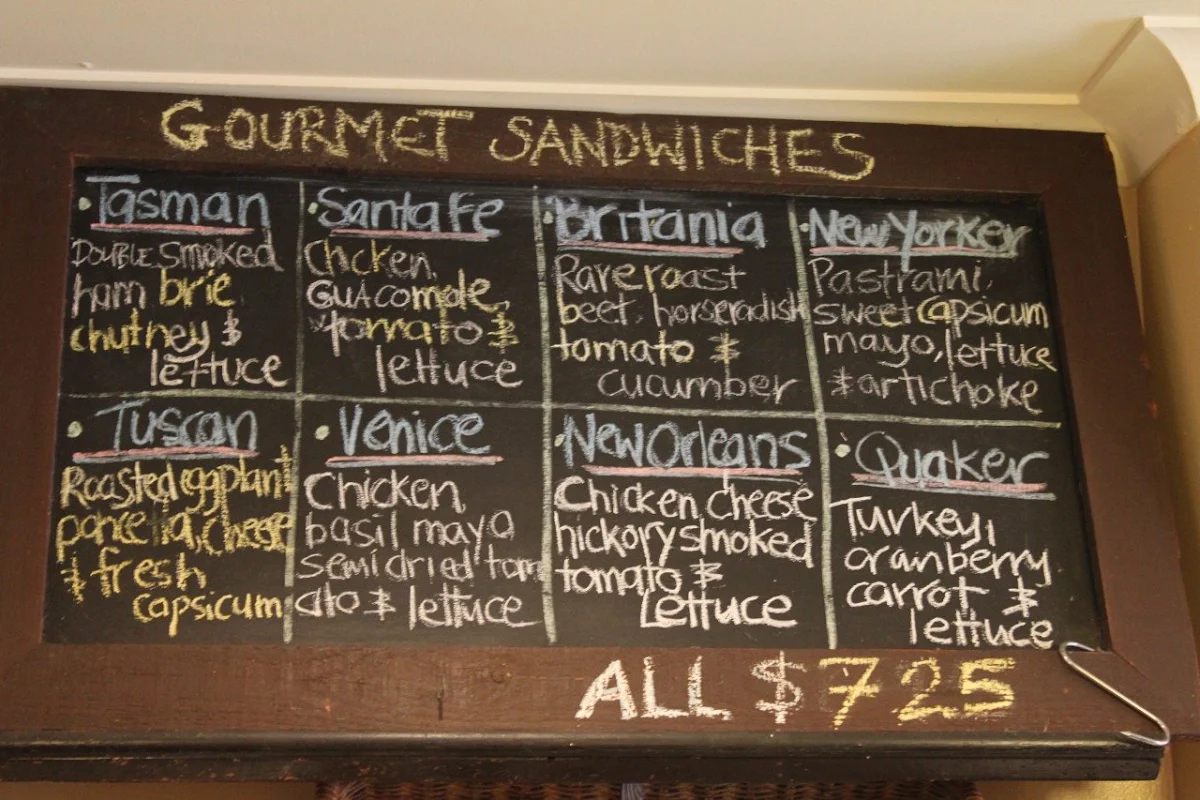 Menu, The Emporium Gourmet Café Deli Berry