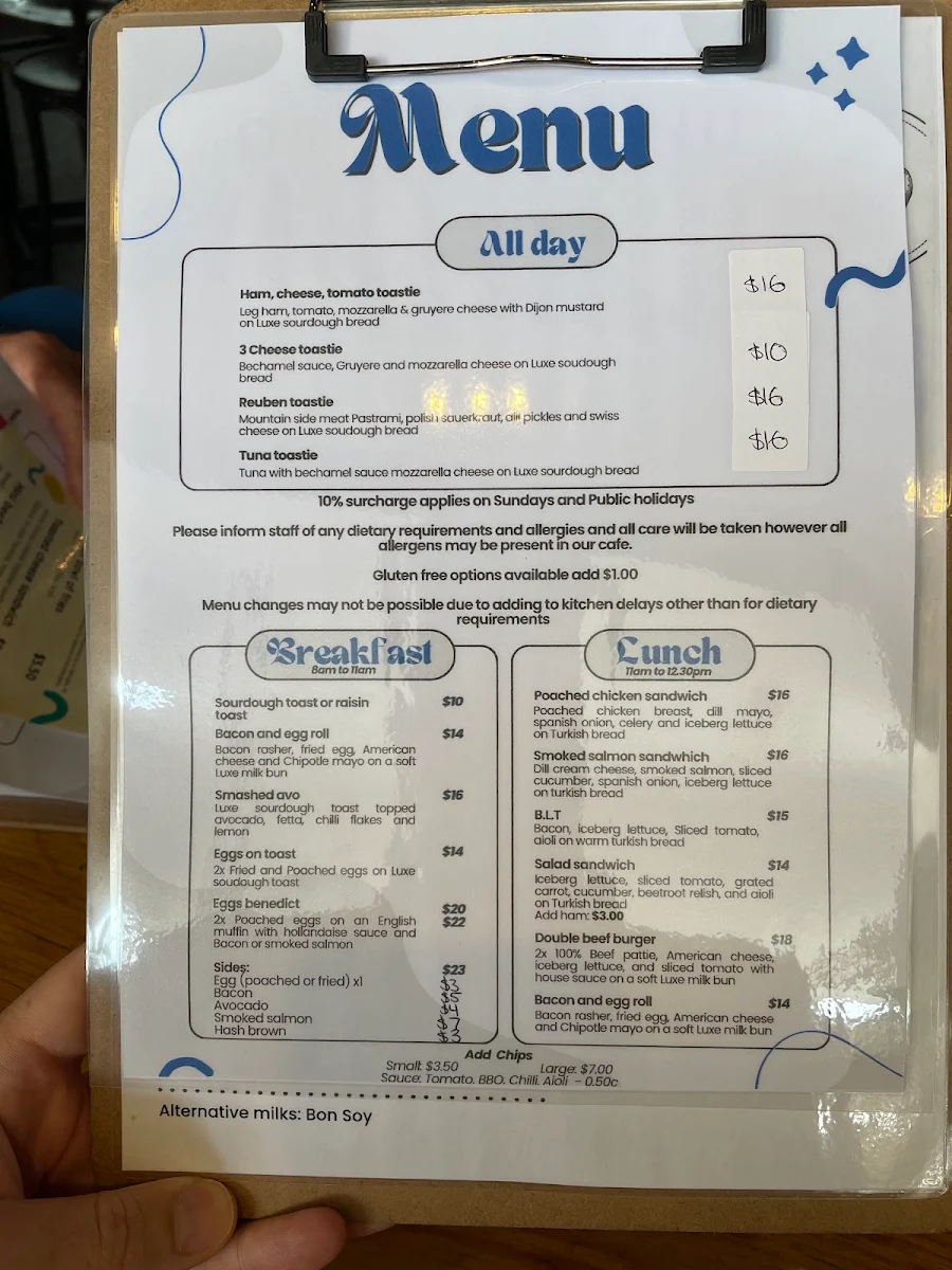 Menu, The Emporium Gourmet Café Deli Berry