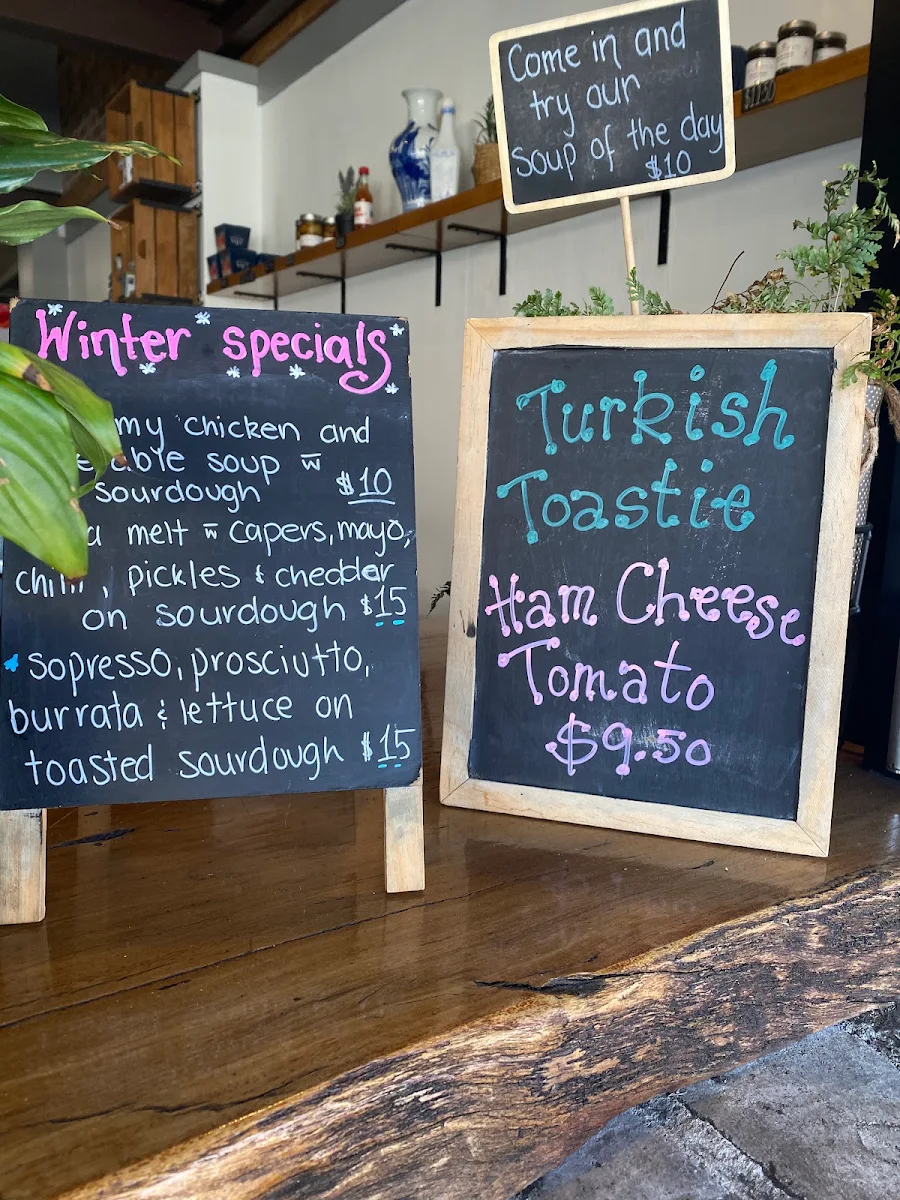 Menu, The Emporium Gourmet Café Deli Berry