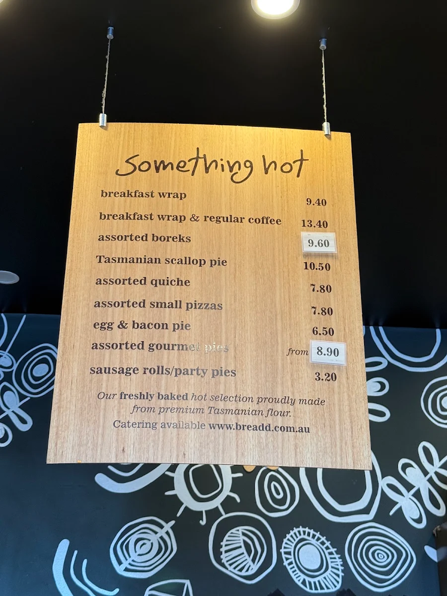 Menu, Breadd