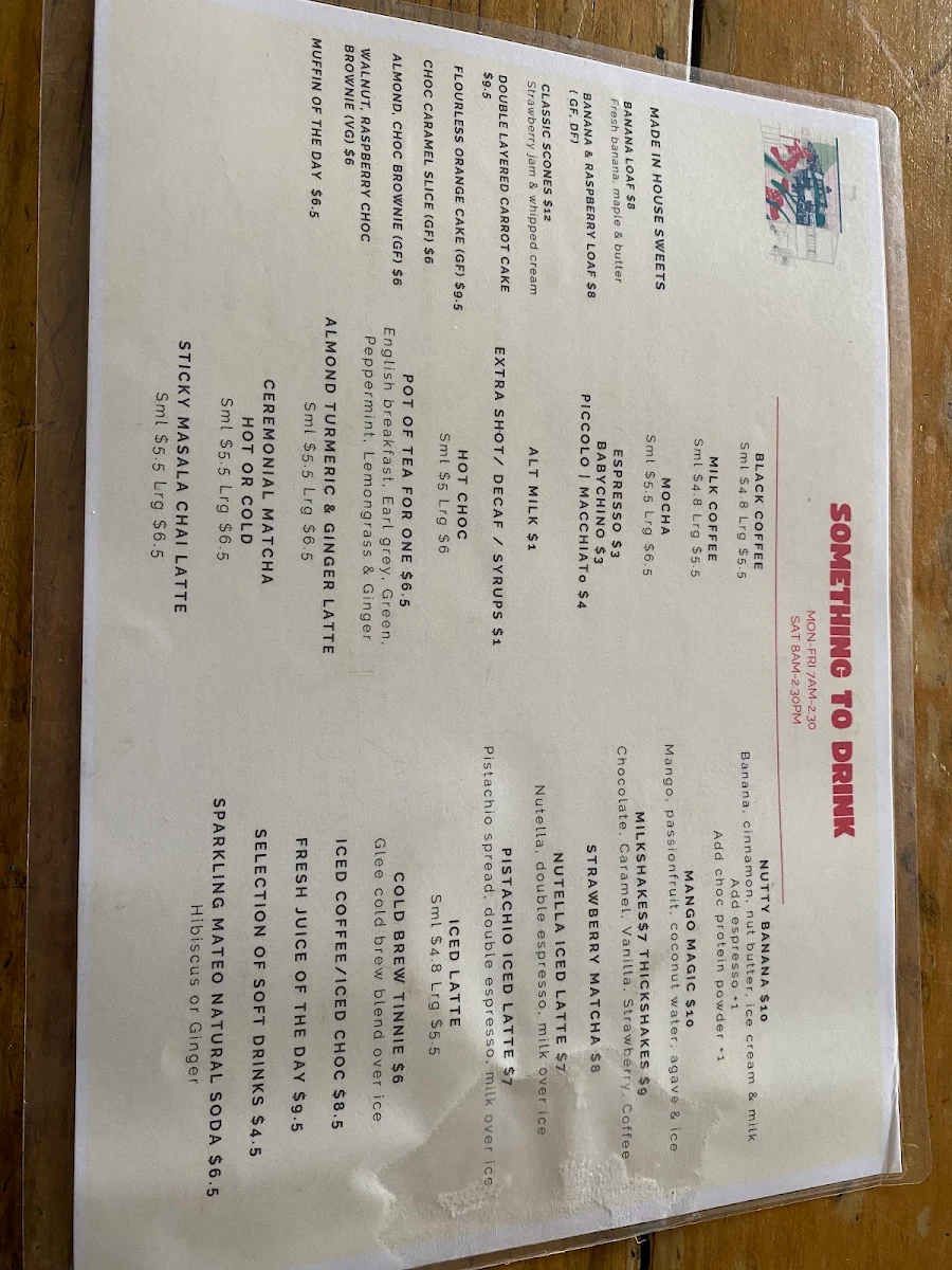 Menu, Worn Out Wares