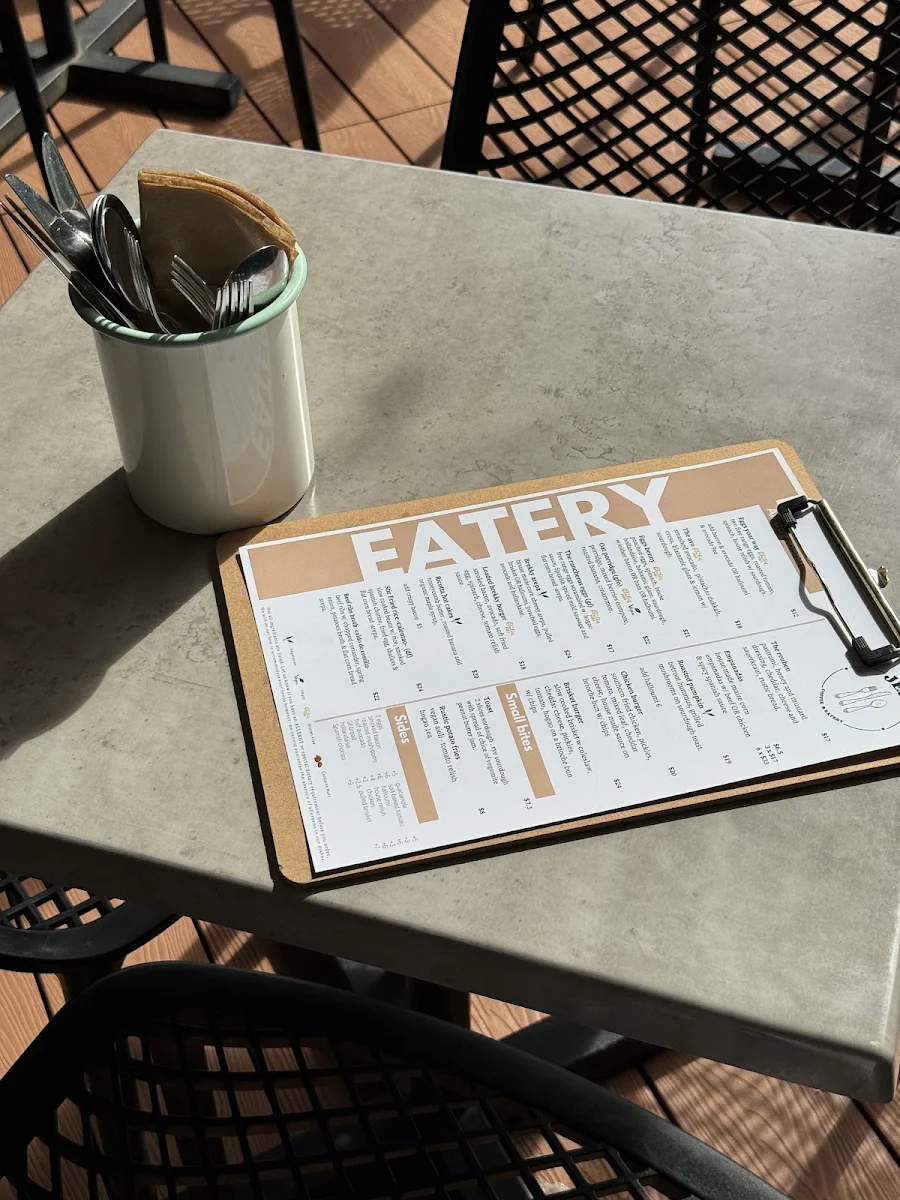 Menu, BLUE BOX BRISBANE