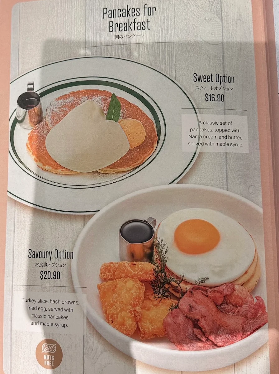 Menu, Gram Cafe & Pancakes Chadstone