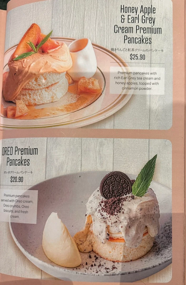 Menu, Gram Cafe & Pancakes Chadstone