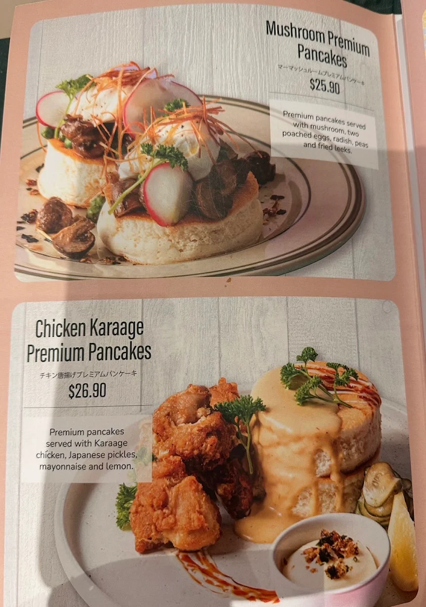Menu, Gram Cafe & Pancakes Chadstone