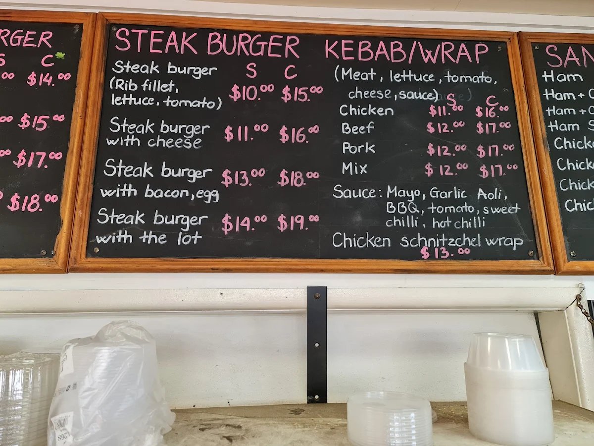 Menu, HENDRA CAFE