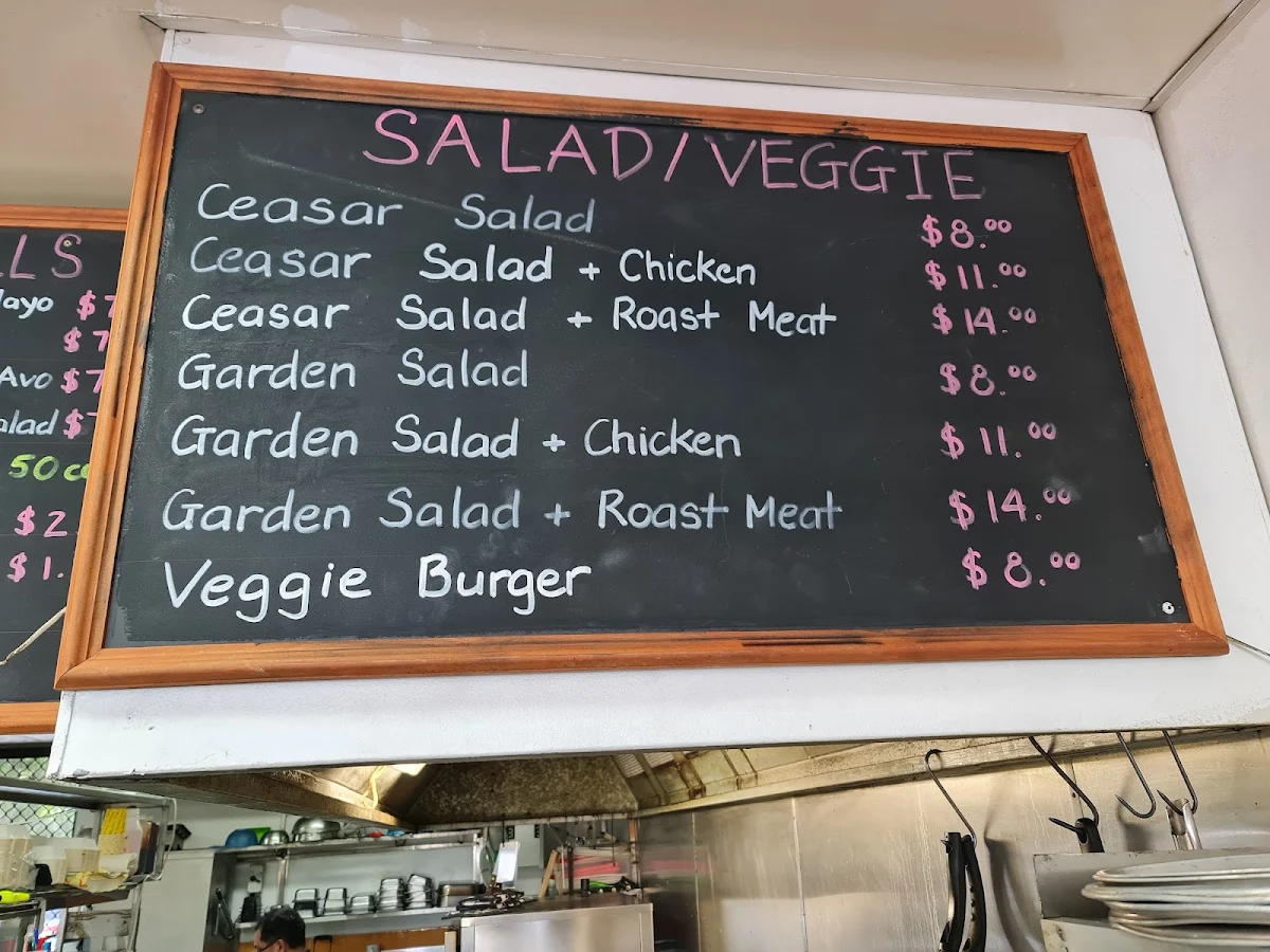 Menu, HENDRA CAFE
