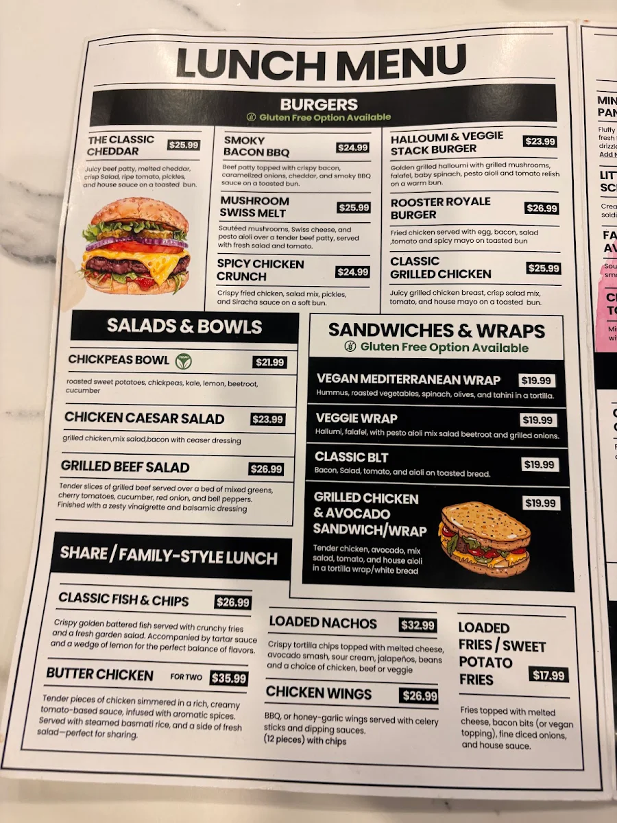 Menu, Awaken Avalon