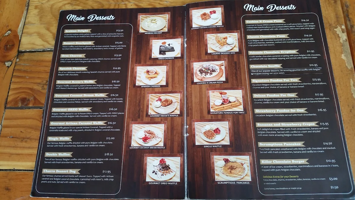 Menu, Magnolia Patisserie Bankstown